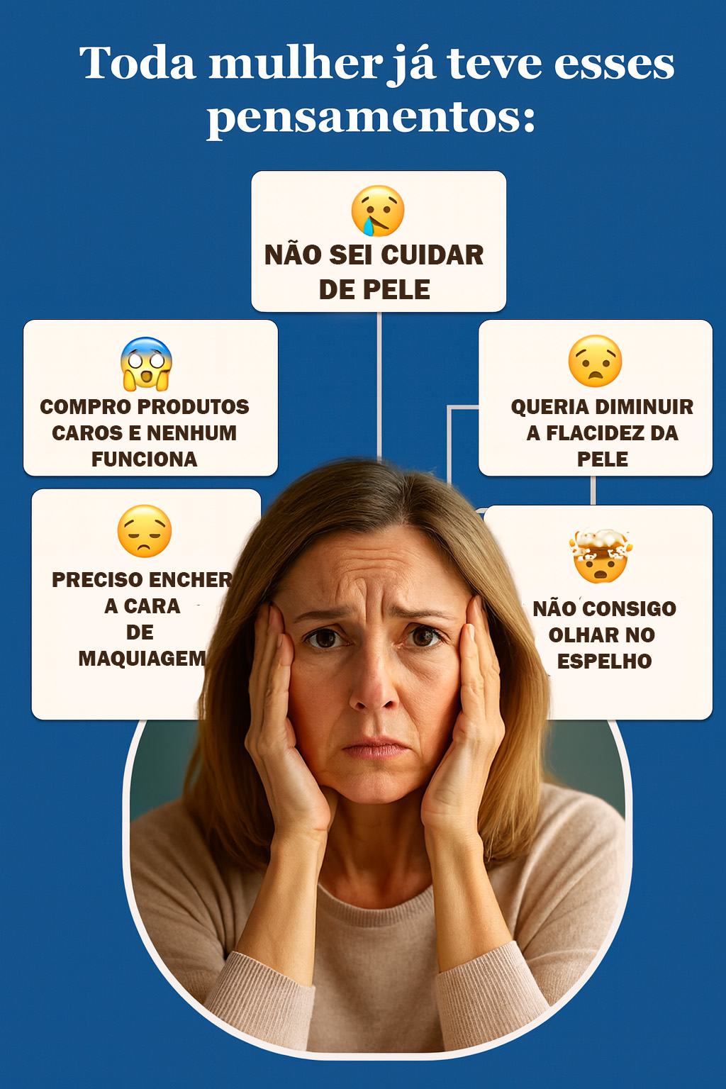 Pensamentos e dores comuns das mulheres sobre skincare